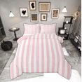 thumbnail image 1 of Feelyou Girls Stripes Buffalo Full Size Comforter Sets, Abstract Geometric Bedding Comforter Set, Vintage Farmhouse Style Reversible Bedding Sets, Lightweight Room Decor, 3pcs, 1 of 8