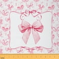 thumbnail image 1 of Feelyou Girly Pink Bow Fabric by the Yard 1 Yard, Vintage Bowknot Room Decor Fabric by the Yard, Princess Style Fabric for Sewing, Super Cozy Room Decor, 1 of 6