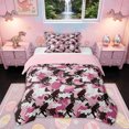 thumbnail image 1 of Feelyou Girly Pink Camo Fishing Twin Comforter Sets for Ladies, Rustic Farmhouse Bedding Set, Pink Black, Pink Reversible, 2-Piece, 1 of 6