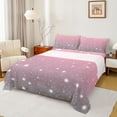 thumbnail image 1 of Feelyou Glitter Stars Kids Twin Sheet Sets, Dreamy Galaxy Sky Bedding, 3-Piece, 1 of 7