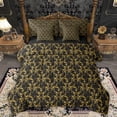thumbnail image 1 of Feelyou Gold Mandala Damask Bedding Comforter Set 7 Pieces, Cartoon Ghost Full Bedding Set, 1 of 8