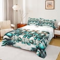 thumbnail image 1 of Feelyou Green Royal Nutcracker Bed Sheets, Cartoon Christmas Ball King Sheets, Teens Kids Boys Girls Sheet Set, Super Cozy Room Decor, 4pcs, 1 of 7