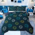 thumbnail image 1 of Feelyou Green Volleyball Print Bedding Comforter Set, Ball Sports Lover Twin Comforter Sets, Teens Kids Boys Girls Reversible Bedding Set, Ultra Soft Bedroom Decor, 2pcs, 1 of 8