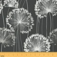 thumbnail image 1 of Feelyou Grey Dandelion Fabric by the Yard 5 Yards for Kid, Vibrant Plant Home Decor Fabric by the Yard, Farmhouse Botanical Sewing Fabric, Lightweight Room Decor, 1 of 6