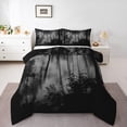 thumbnail image 1 of Feelyou Grey Pine Tree Bedding Comforter Set, Jungle Plant Botanical Twin Comforter Sets, Nature Scenery Print Reversible Bedding Set, Super Cozy Room Decor, 2 Pieces, 1 of 8