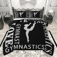 thumbnail image 1 of Feelyou Gymnastics Sports Queen Comforter Set, Ballet Princess Bedding Sets, Teens Kids Girls Women Reversible Bedding Comforter Set, Microfiber Bedroom Decor, 3 Pieces, 1 of 8