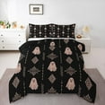 thumbnail image 1 of Feelyou Halloween Ghost Kid Queen Comforter Set, Boho Western Aztec Bedding Set, 3pcs, 1 of 8