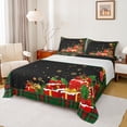 thumbnail image 1 of Feelyou Happy New Year Full Size Sheets for Kids, Christmas Gifts Bed Sheets, Red Green Buffalo Sheet Sets, Ultra Soft Home Decor, 4-Piece, 1 of 7