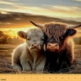 thumbnail image 1 of Feelyou Highland Cow Fabric by the Yard 3 Yards for Kids, Rustic Farmhouse Room Decor Fabric by the Yard, Countryside Animal Fabric for Sewing, Breathable Home Decor, 1 of 6