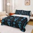 thumbnail image 1 of Feelyou Hippie Aztec Damask Queen Sheet Sets, Vintage Western Bow Bed Set, 4 Pieces, 1 of 7