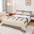 thumbnail image 1 of Feelyou Hippie Aztec Triangle Twin Sheet Sets, Vintage Bohemian Style Twin Fitted Sheet, Teens Adult Women Men Flat Sheet, Microfiber Bedroom Decor, 3-Piece, 1 of 8