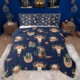 thumbnail image 1 of Feelyou Hippie Sheep Skeleton Bedding Comforter Set, Rose Flower Cactus Twin Comforter Sets, Western Cowgirl Boot Reversible Bedding Set, Super Cozy Room Decor, 2 Pieces, 1 of 8