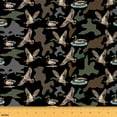 thumbnail image 1 of Feelyou Hunting Mallard Duck Fabric by the Yard 5 Yards, Rustic Farmhouse Fabric for Sewing, Geometric Camouflage Home Decor Fabric by the Yard, Black Brown Gray Room Decor, 1 of 6