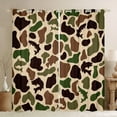 thumbnail image 1 of Feelyou Hunting and Fishing Curtains Pack of 2 (42x84 Each), Pike Fish Curtains Blackout, 1 of 6