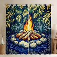 thumbnail image 1 of Feelyou Jungle Adventure Child Blackout Curtains Set of 2 (52x84 Each), Rustic Farmhouse Window Curtains, Mystic Camping Lover Curtains and Drapes, Blackout Curtains Bedroom Decor, 1 of 6