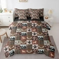thumbnail image 1 of Feelyou Jungle Deer Bedding Comforter Set 7 Pieces, Rustic Duck Queen Bedding Sets, 1 of 7