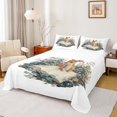 thumbnail image 1 of Feelyou Jungle Deer Wildlife Full Size Sheets for Child, Vintage Books Bed Sheets, Rustic Flower Plant Sheet Sets, Microfiber Bedroom Decor, 4-Piece, 1 of 7