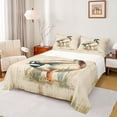 thumbnail image 1 of Feelyou Jungle Wildlife Duck Queen Sheet Sets, Rustic Animal Flat Sheet, Teens Kids Boys Girls Queen Fitted Sheet, Ultra Soft Bedroom Decor, 4pcs, 1 of 7