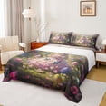 thumbnail image 1 of Feelyou Kawaii Anime Princess Twin Sheet Sets for Kid, Cartoon Easter Eggs Twin Fitted Sheet, Sprint Butterfly Floral Flat Sheet, Ultra Soft Bedroom Decor, 3-Piece, 1 of 8