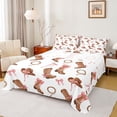 thumbnail image 1 of Feelyou Kawaii Cowgirl Boot Twin Sheet Sets, Princess Bowknot Bedding, 3pcs, 1 of 7