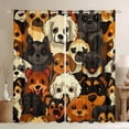 thumbnail image 1 of Feelyou Kawaii Dalmatian Lover Black Out Curtains, Cute Dog Pug Curtains Pack of 2 (42x63 Each), Teens Kids Boys Girls Bedroom Curtains, Curtains and Drapes Room Decor, 1 of 6