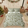 thumbnail image 1 of Feelyou Kawaii Dots Tree Bedding Comforter Set 7pcs, Winter Christmas Queen Bedding Sets, Bling Gold Stars Reversible Queen Sheet Sets, Ultra Soft Home Decor, 1 of 7