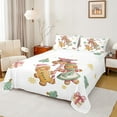 thumbnail image 1 of Feelyou Kawaii Gingerbread Man Bed Sheets, Christmas Tree Snowflake King Sheets, Teens Boys Girls Kids Sheet Set, Microfiber Bedroom Decor, 4pcs, 1 of 7