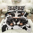 thumbnail image 1 of Feelyou Kawaii Milk Cow Bedding Comforter Set for Kids, Fashion Cow Print Twin Comforter Sets, Cute Cartoon Animal Reversible Bedding Set, Super Cozy Room Decor, 2pcs, 1 of 9