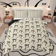 thumbnail image 1 of Feelyou Kawaii Ribbon Kids Queen Comforter Set, Fairy Tale Princess Style Bedding Sets, Girly Cute Bowknot Reversible Bedding Comforter Set, Super Cozy Room Decor, 3 Pieces, 1 of 8
