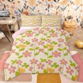 thumbnail image 1 of Feelyou Kawaii Rustic Flower Queen Comforter Set for Kids, Cherry Blossoms Bedding Sets, Cartoon Floral Botanical Reversible Bedding Comforter Set, Luxury Bedroom Decor, 3-Piece, 1 of 8