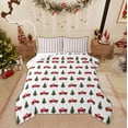 thumbnail image 1 of Feelyou Kawaii Xmas Tree 01, Red Rustic Truck Twin Comforter Sets, Merry Christmas Reversible Bedding Set, Ultra Soft Home Decor,2 Pieces, 1 of 8
