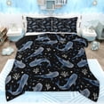 thumbnail image 1 of Feelyou Kid Marine Shark Twin Comforter Sets, Kawaii Coral Animal Bedding Set, 2-Piece, 1 of 8