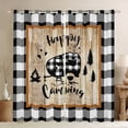 thumbnail image 1 of Feelyou Kids Adventure Truck Curtains Pack of 2 (42x84 Each), Rustic Farmhouse Curtains Blackout, Happy Camping Theme Bedroom Curtains, Blackout Curtains Home Decor, 1 of 6