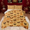 thumbnail image 1 of Feelyou Kids Cartoon Butterfly Queen Comforter Set, Dreamy Animal Bedding Sets, Vintage Fashion Style Reversible Bedding Comforter Set, Lightweight Room Decor, 3 Pieces, 1 of 8
