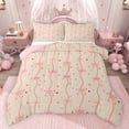 thumbnail image 1 of Feelyou Kids Princess Bowknot Twin Comforter Sets, Cartoon Stars Bedding Set, 2 Pieces, 1 of 8