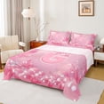 thumbnail image 1 of Feelyou Kids Princess Party Full Size Sheets, Pink Bow Monogrammed G Bed Sheets, 4pcs, 1 of 7
