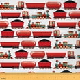 thumbnail image 1 of Feelyou Kids Red Truck Fabric by the Yard 5 Yards, Railway Train Home Decor Fabric by the Yard, Transportation Sewing Fabric, Super Cozy Room Decor, 1 of 6