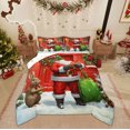 thumbnail image 1 of Feelyou Kids Santa Claus Full Size Comforter Sets, Dreamy Fairy Tale Bedding Comforter Set, Christmas Rabbit Animal Reversible Bedding Sets, Ultra Soft Home Decor, 3pcs, 1 of 8
