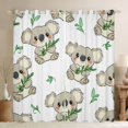 thumbnail image 1 of Feelyou Koala Black Out Curtains, Cute Animal Lover Curtains Pack of 2 (42x63 Each), 1 of 6