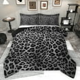 thumbnail image 1 of Feelyou Leopard Cheetah Print Queen Comforter Set, Jungle Wildlife Bedding Sets, Modern Fashion Style Reversible Bedding Comforter Set, Microfiber Bedroom Decor, 3 Pieces, 1 of 8