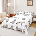 thumbnail image 1 of Feelyou Leopard Cheetah Teen Twin Sheet Sets, Bow-tie Wildlife Bedding, 3-Piece, 1 of 7