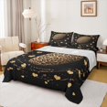 thumbnail image 1 of Feelyou Leopard Print Rugby Full Size Sheets, Modern Fashion Bed Sheets, 4 Pieces, 1 of 7