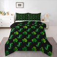 thumbnail image 1 of Feelyou Lucky Shamrock Kid Queen Comforter Set, Seasonal Spring Holiday Bedding Set, 3pcs, 1 of 8