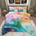 thumbnail image 1 of Feelyou Luxury Abstract Ombre Bedding Comforter Set, Modern Art Stripes Twin Comforter Sets, Chic Marbling Stripes Reversible Bedding Set, Ultra Soft Bedroom Decor, 2-Piece, 1 of 8