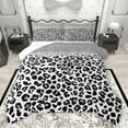 thumbnail image 1 of Feelyou Luxury Cheetah Print Full Size Comforter Sets, Fashion Sequin Print Bedding Comforter Set, Chic Abstract Bedding Sets, Microfiber Bedroom Decor, 3pcs, 1 of 8