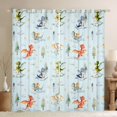 thumbnail image 1 of Feelyou Magic Dragon Teens Curtains Pack of 2 (42x84 Each), Kawaii Dino Animal Blue Curtains Blackout, Cartoon Cloud Stars Bedroom Curtains, Living Room Curtains Decor, 1 of 6