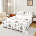 thumbnail image 1 of Feelyou Mandala Damask Full Size Sheets, Halloween Spooky Ghost Bed Sheets, 4-Piece, 1 of 7