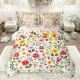 thumbnail image 1 of Feelyou Mandala Flower Print Bedding Comforter Set 7pcs, Vintage Western Floral King Bedding Sets, Teens Women Girls Reversible Bed Sheets, Microfiber Bedroom Decor, 1 of 8