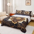 thumbnail image 1 of Feelyou Mandala Lotus Flower Full Size Sheets, Western Bohemian Damask Bed Sheets, Teens Adult Girls Women Sheet Sets, Ultra Soft Bedroom Decor, 4pcs, 1 of 7