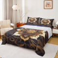 thumbnail image 1 of Feelyou Mandala Lotus Flower Twin Sheet Sets, Western Bohemian Damask Twin Fitted Sheet, Teens Adult Girls Women Flat Sheet, Ultra Soft Bedroom Decor, 3pcs, 1 of 7